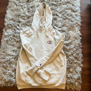 Womens White Champion Sweatshirt